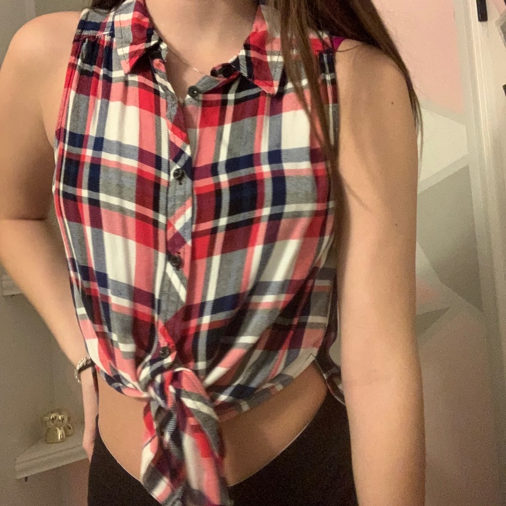 Arizona plaid tank